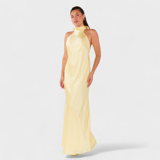 Martina | Vestido con lazo de raso