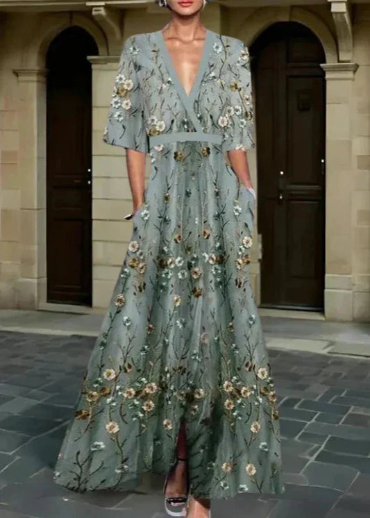 Romi | Vestido maxi floral elegante