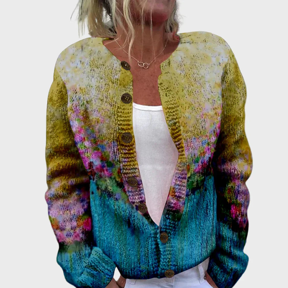 Chaleco de punto elegante con diseño