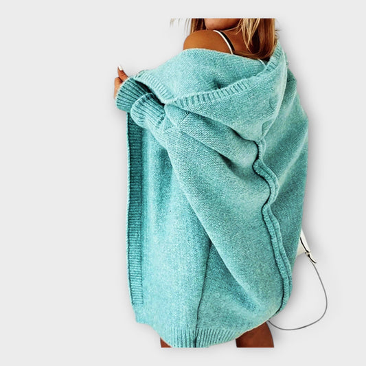 Chaqueta de punto con capucha