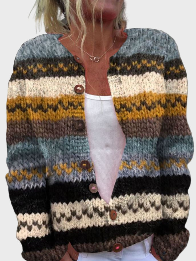 Chaleco de punto con diseño