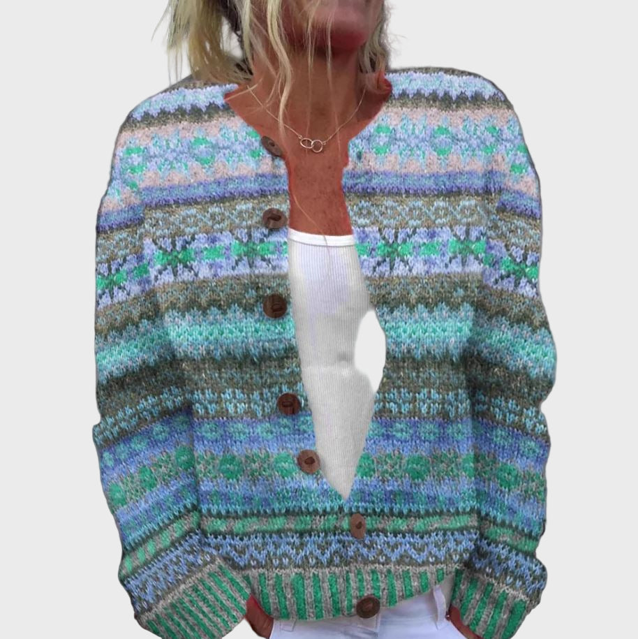 Chaleco de punto con diseño