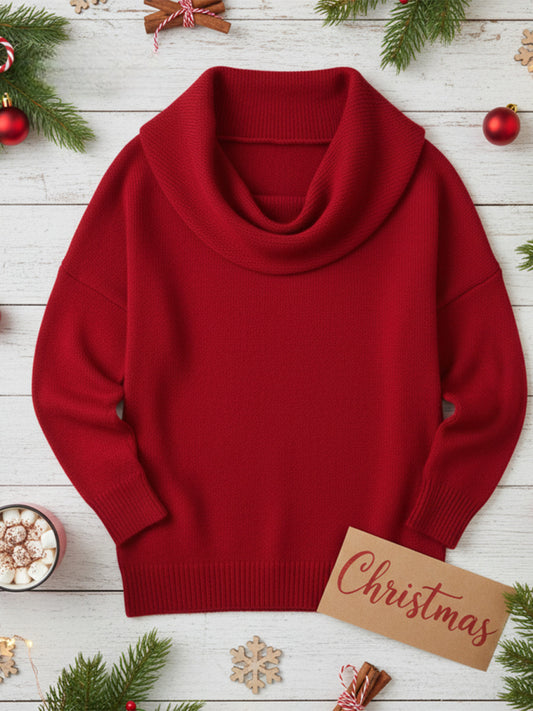 Isabel | Suéter Suave y Elegantede con cuello fruncido