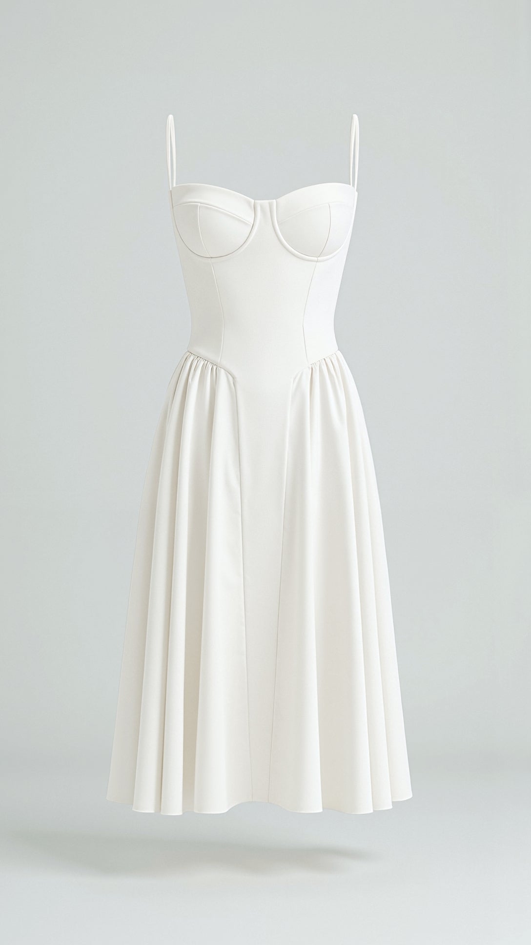 Odette Elegancia | Vestido midi con corsé estructurado