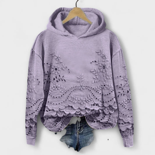 Grace – Sudadera Vintage con diseño de flores