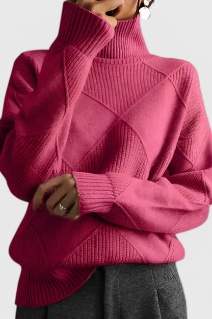 Jasmine | Jersey de Cuello Alto de Cachemira