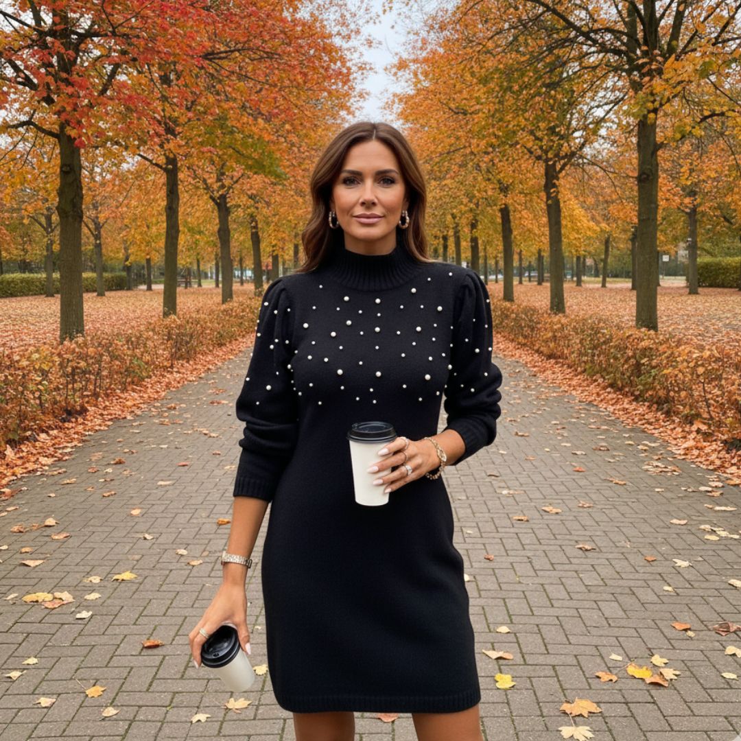 Liza | Vestido cálido con detalles elegantes