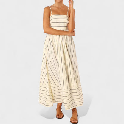 Isabel - Vestido largo a rayas