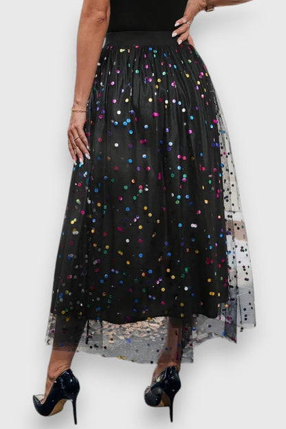 Claire | Falda de Lunares Colorida