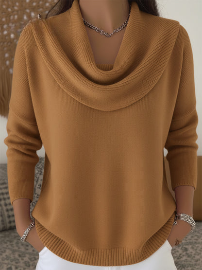 Isabel | Suéter Suave y Elegantede con cuello fruncido