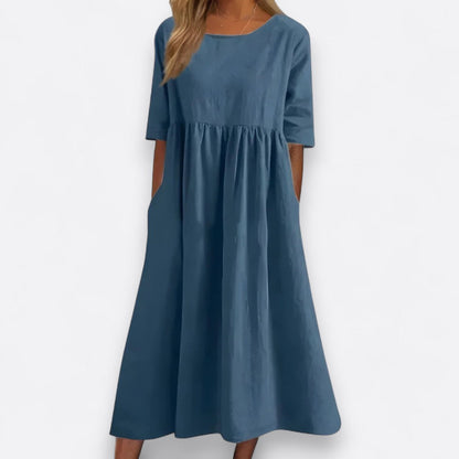 Minea | Vestido de Algodón Ventilado