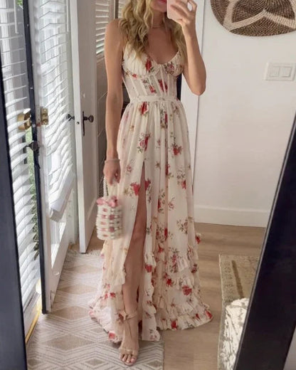Sónia | Vestido midi con patrón floral