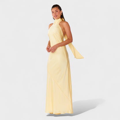 Martina - Vestido con lazo de raso