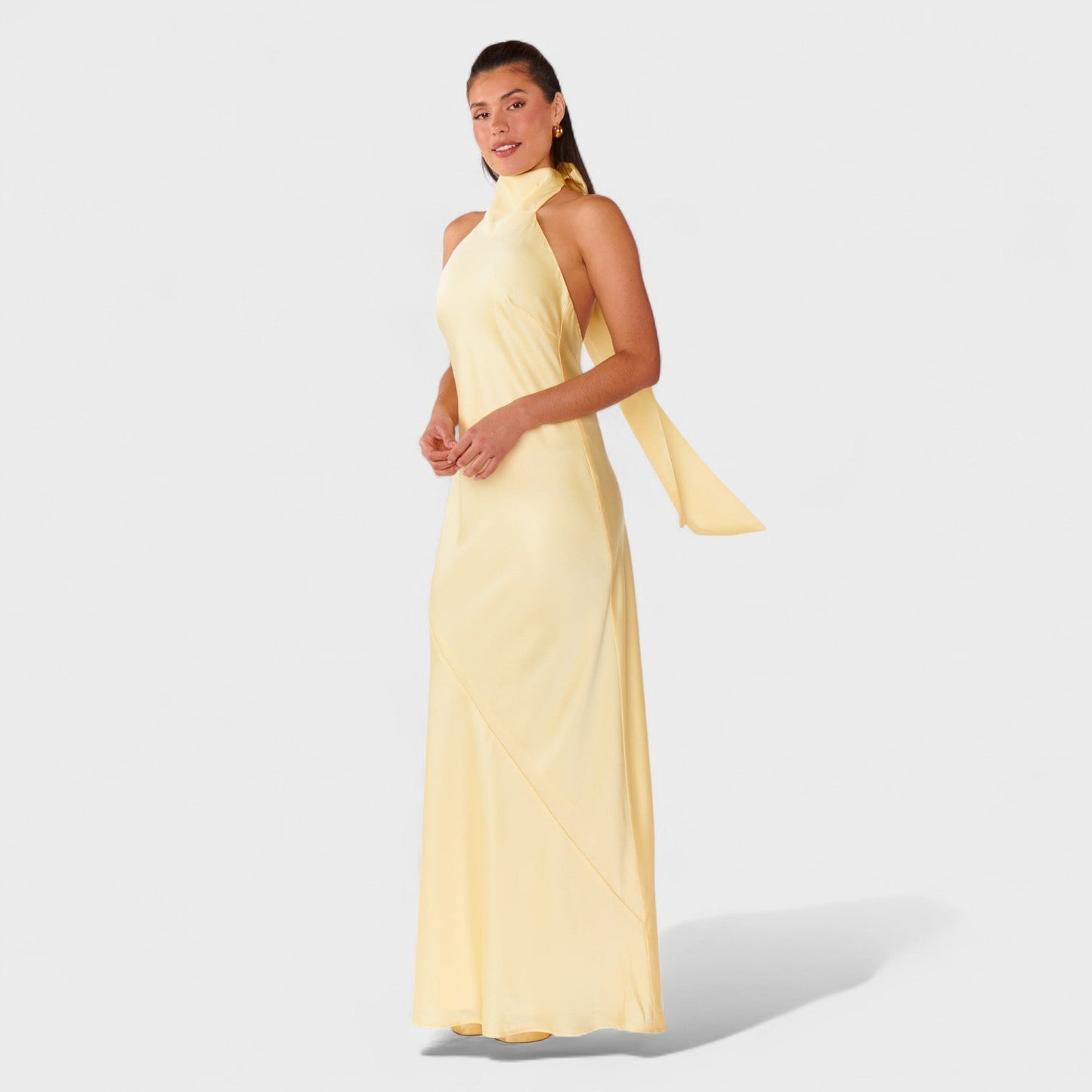 Martina | Vestido con lazo de raso