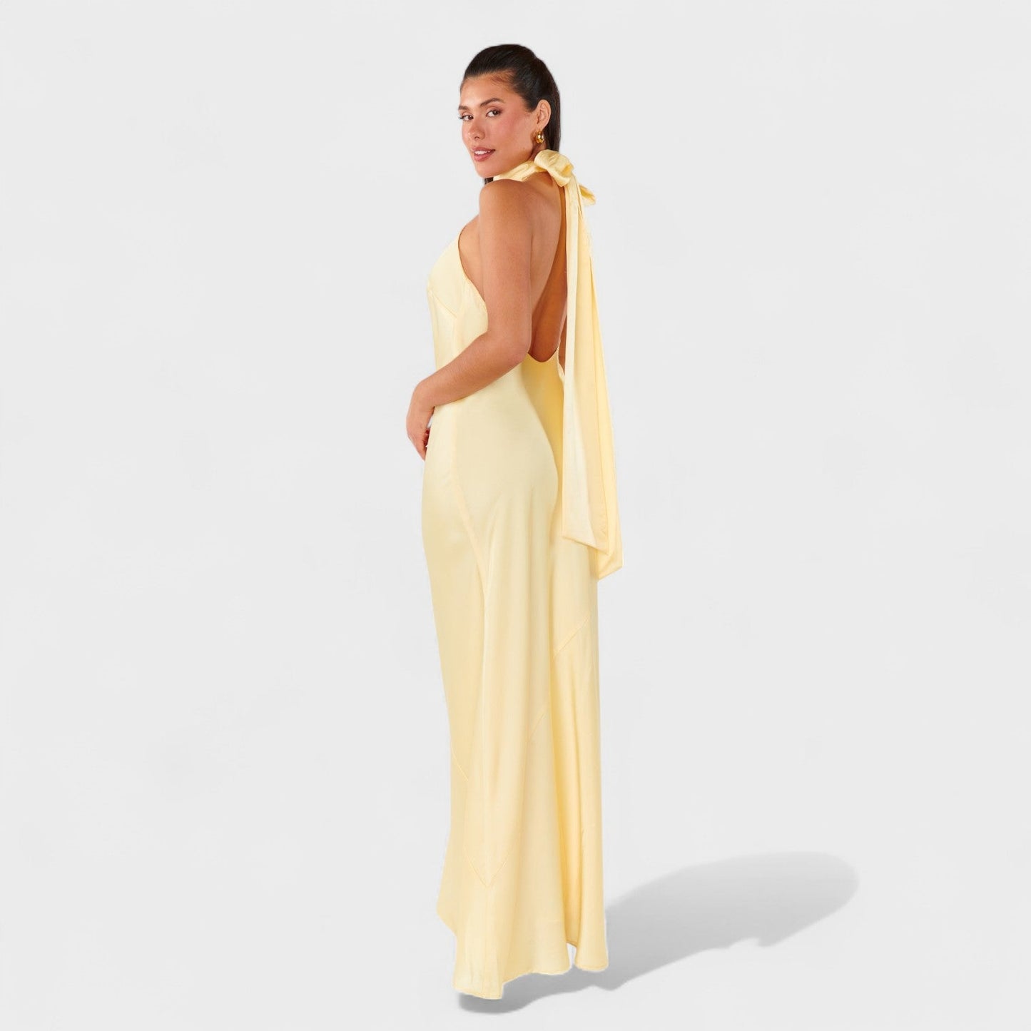 Martina - Vestido con lazo de raso