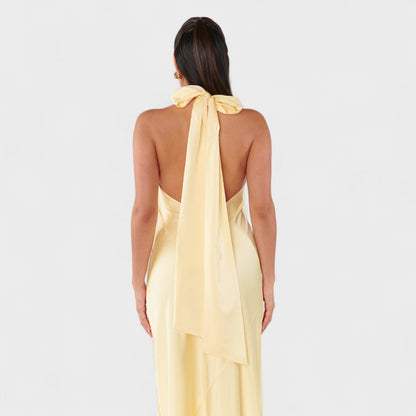 Martina - Vestido con lazo de raso