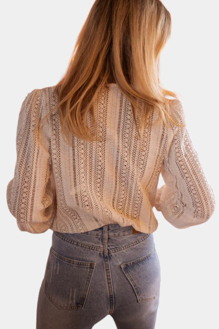 Emery | Blusa de Encaje de Crochet