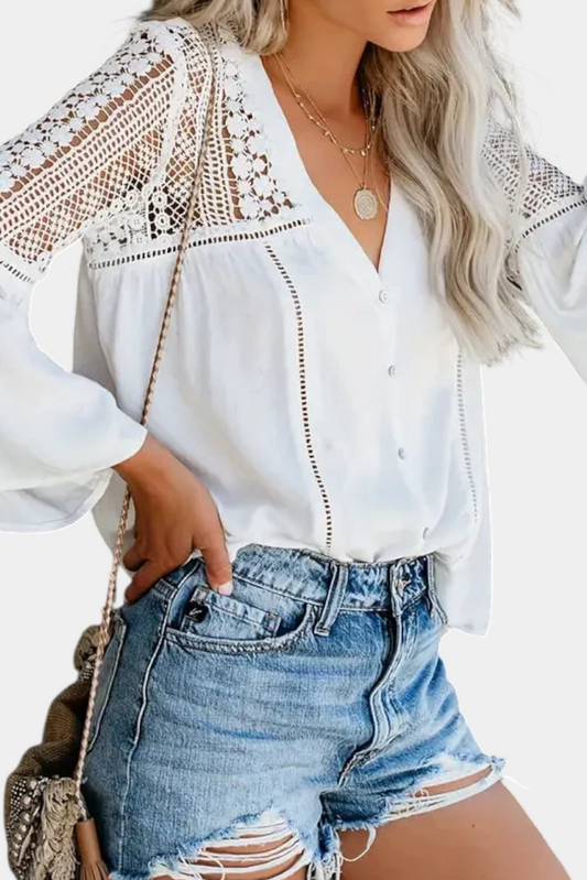 Esperanza | Blusa de Encaje Sunwoven