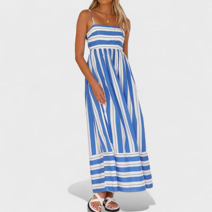 Isabel - Vestido largo a rayas