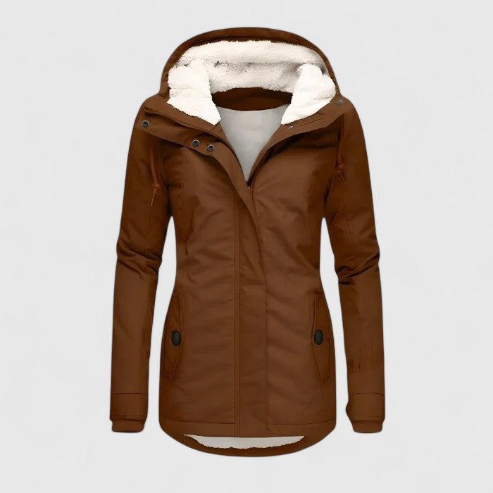 Carla | Chaqueta de Invierno Impermeable con Capucha