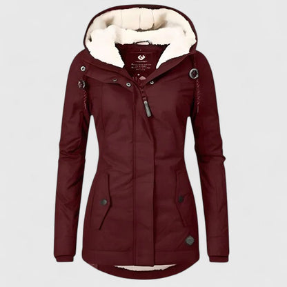 Carla | Chaqueta de Invierno Impermeable con Capucha