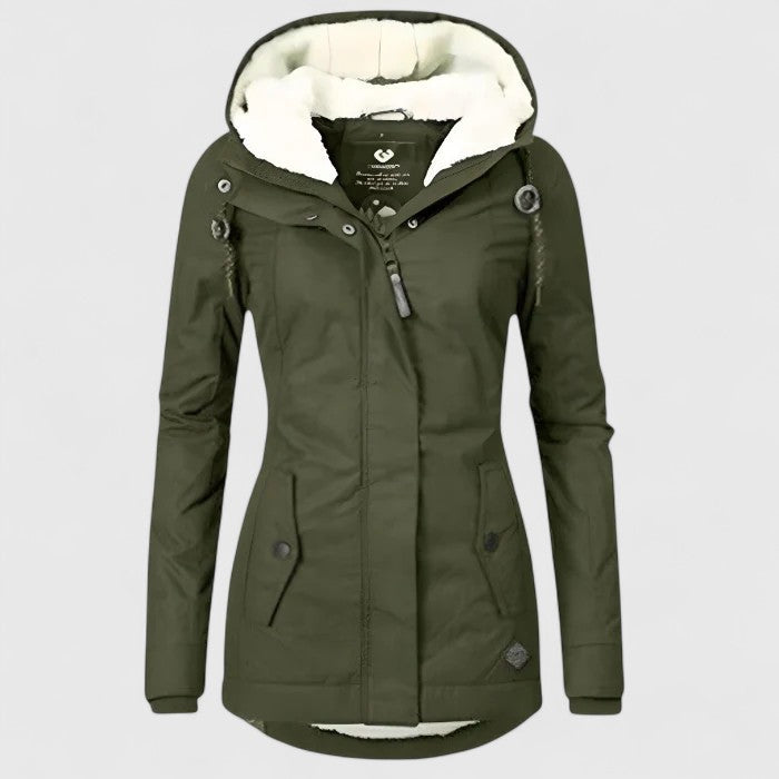 Carla | Chaqueta de Invierno Impermeable con Capucha