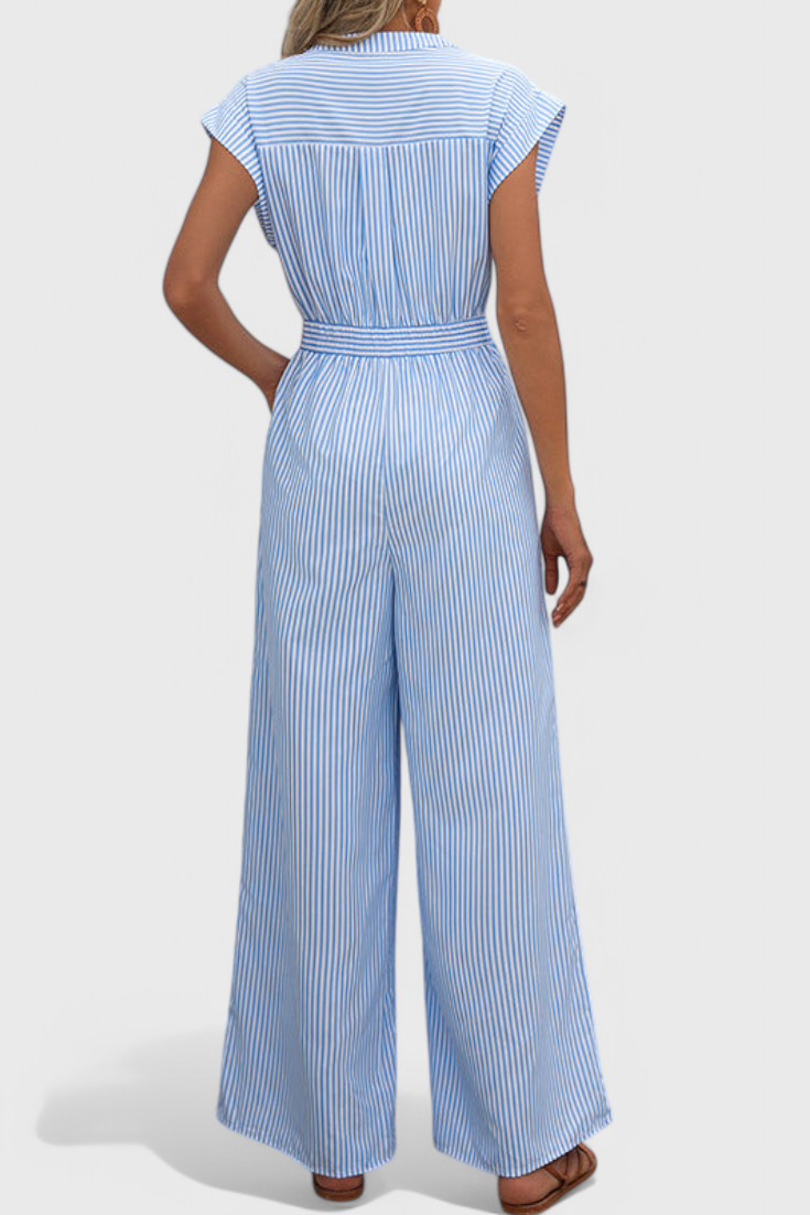 Inés | Mono de Pierna Ancha a Rayas