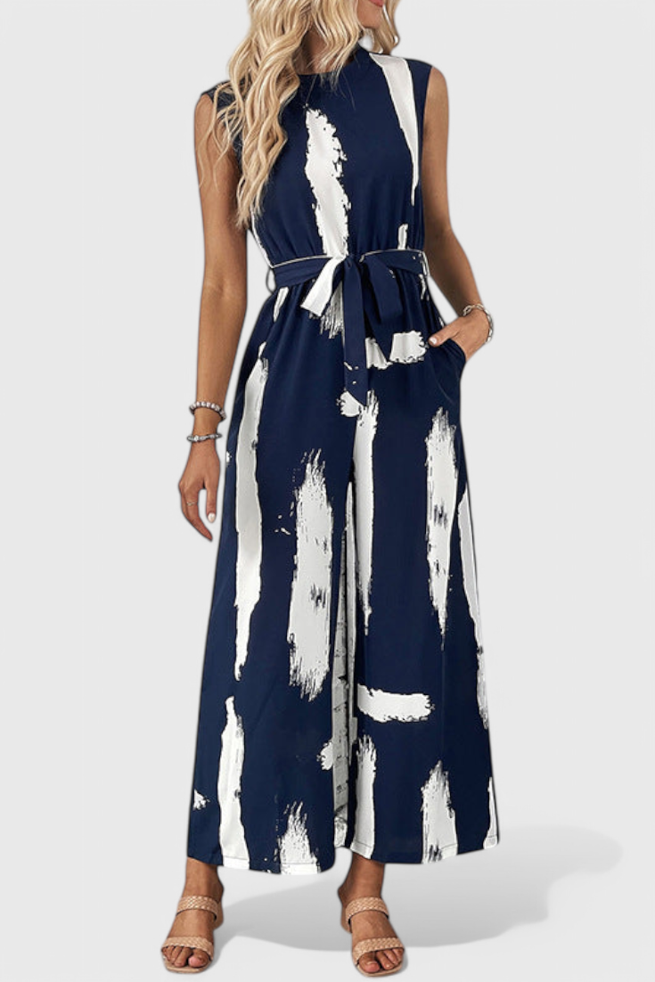 Zola | Mono de Pierna Ancha Impreso