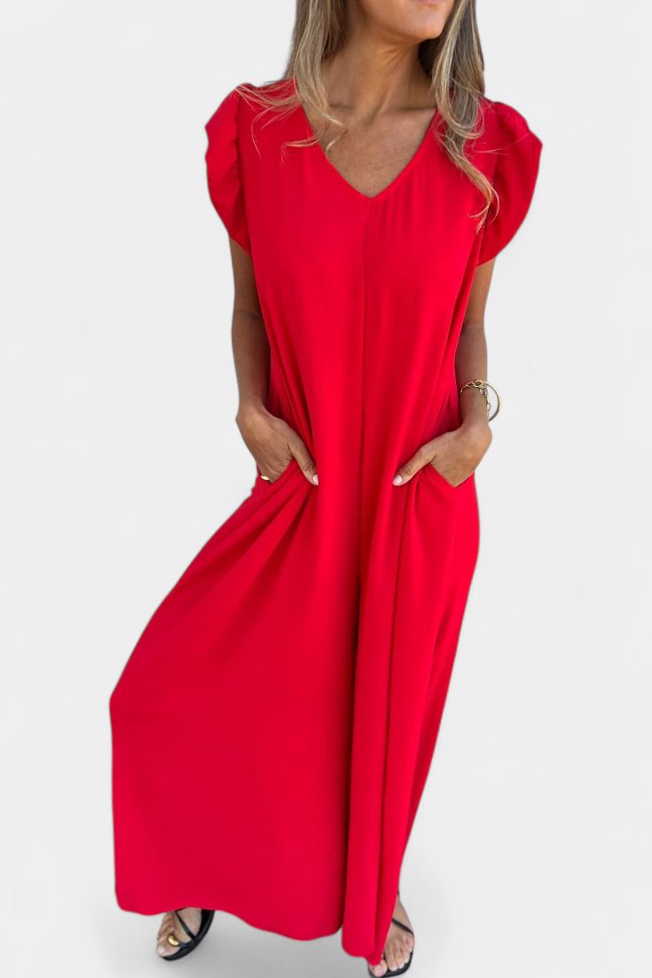 Isela | Mono de Cuello en V con Estampado de Leopardo