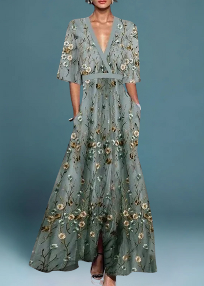 Romi | Vestido maxi floral elegante