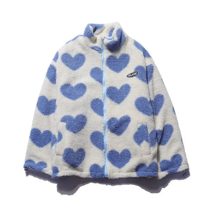 Katharina | Chaqueta con corazones reversibles
