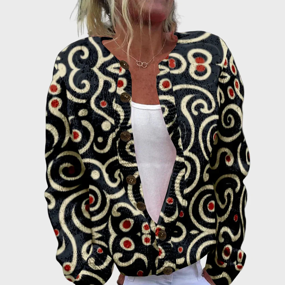 Chaleco de punto elegante con diseño