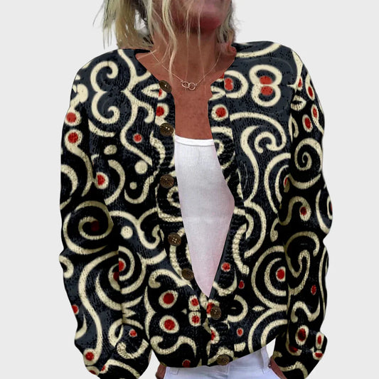 Chaleco de punto elegante con diseño