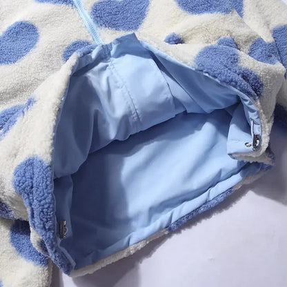 Katharina | Chaqueta con corazones reversibles