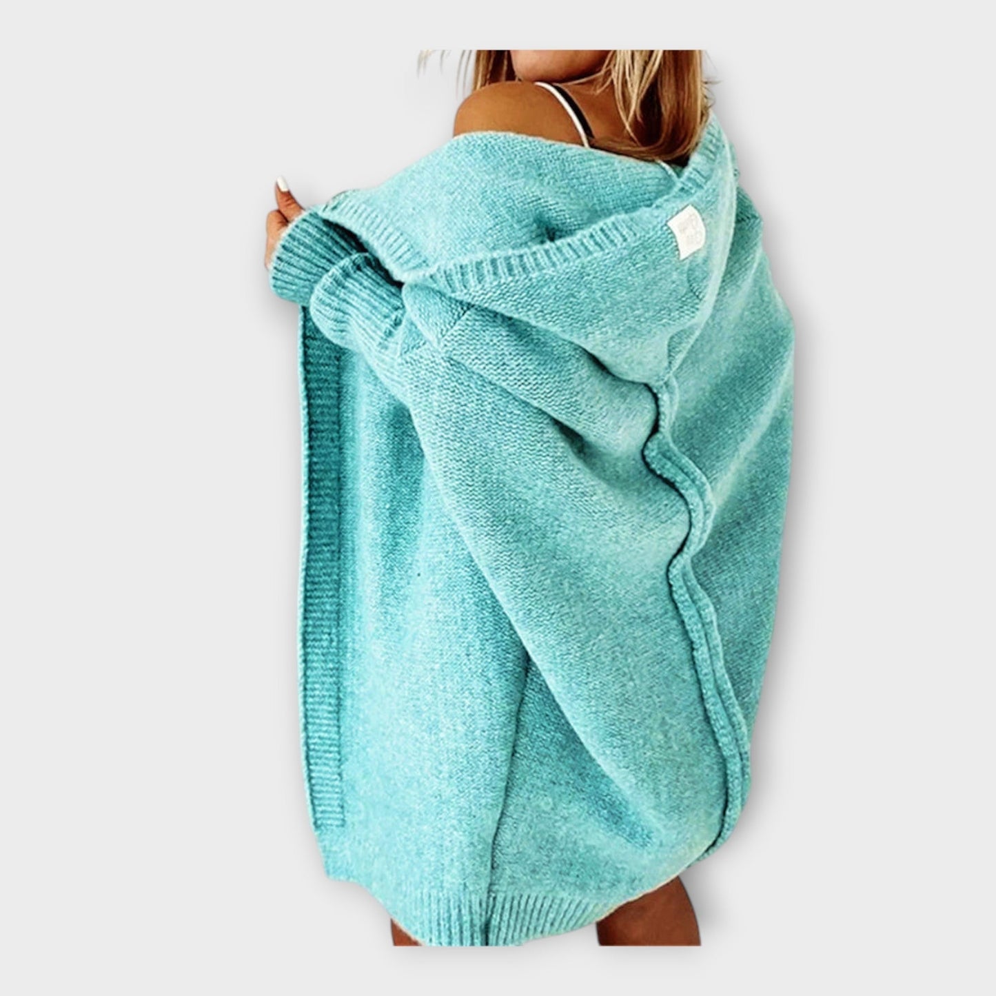 Chaqueta de punto con capucha