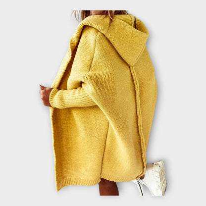 Chaqueta de punto con capucha