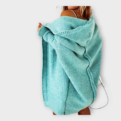 Chaqueta de punto con capucha