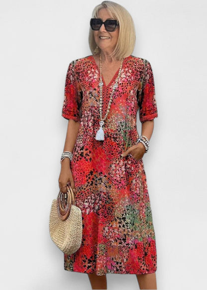 Lia | Vestido Midi para Mujer en Tela Ligera