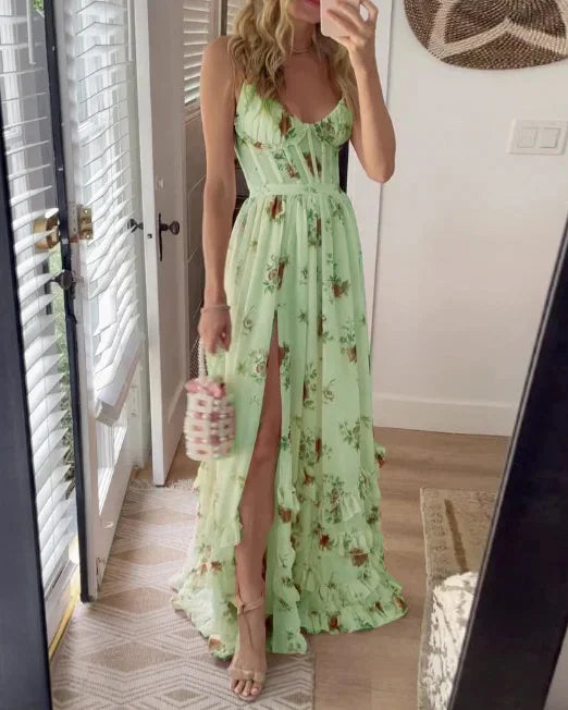 Sónia | Vestido midi con patrón floral