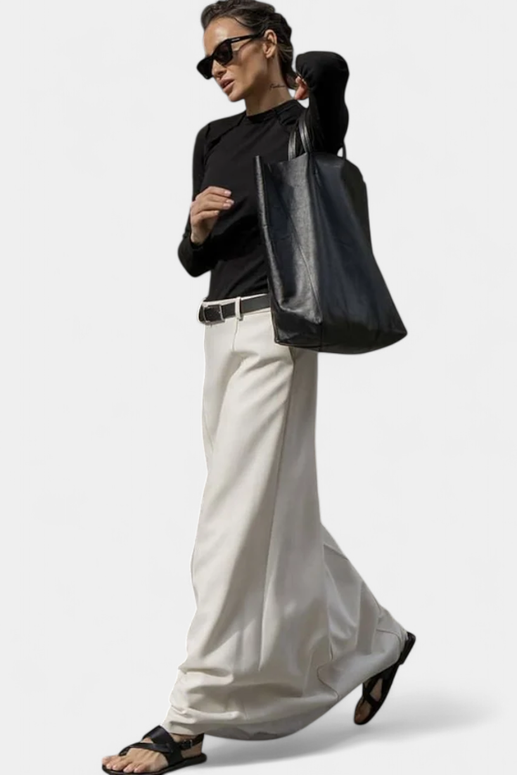 Zada | Falda H-Line Lisa con Estilo Urbano Moderno