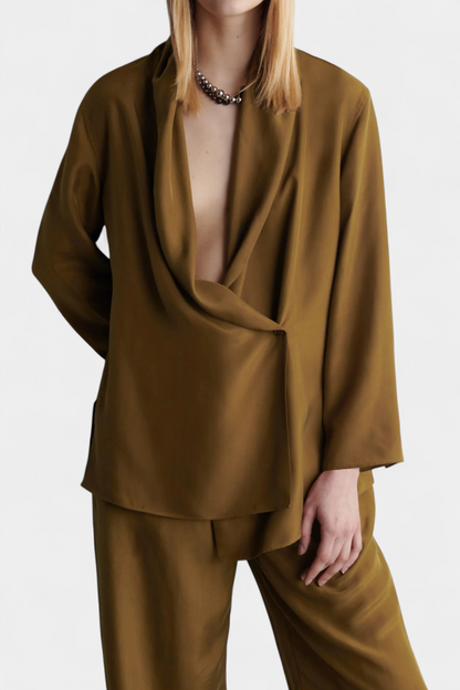 Sue | Conjunto de Blazer con Solapa y Pantalones a Juego