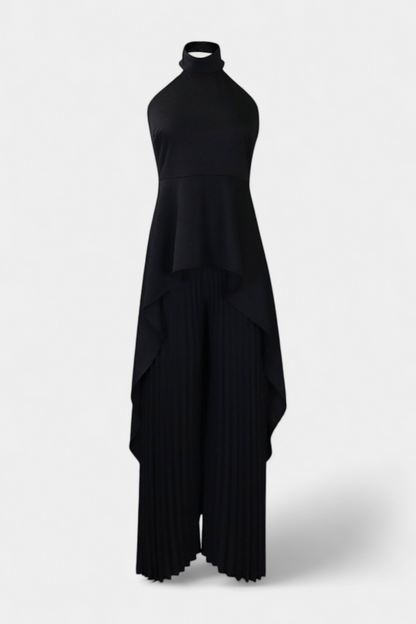 Chrysoula | Conjunto Asimétrico con Pantalón Plisado