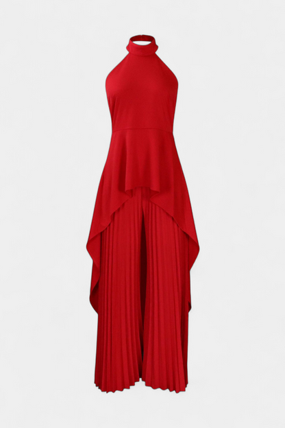 Chrysoula | Conjunto Asimétrico con Pantalón Plisado