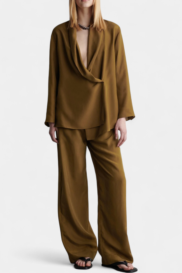 Sue | Conjunto de Blazer con Solapa y Pantalones a Juego