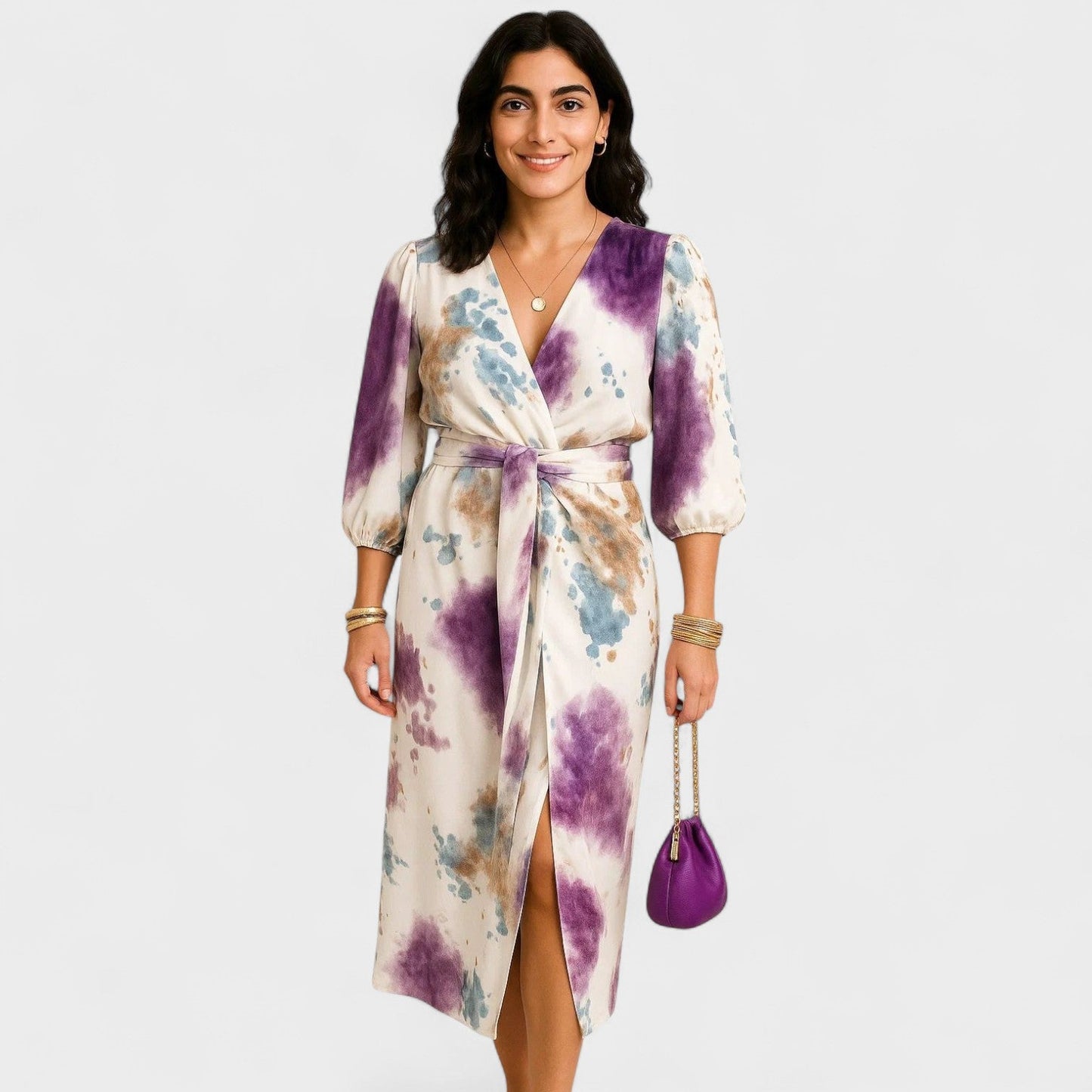 Larissa - Vestido cruzado