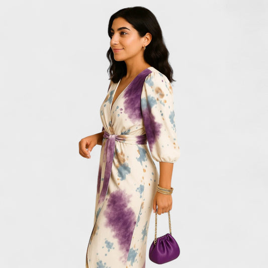 Larissa - Vestido cruzado