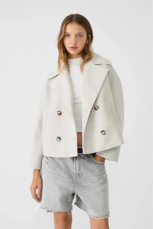 Destiny | Chaqueta Corta Doble Botonadura