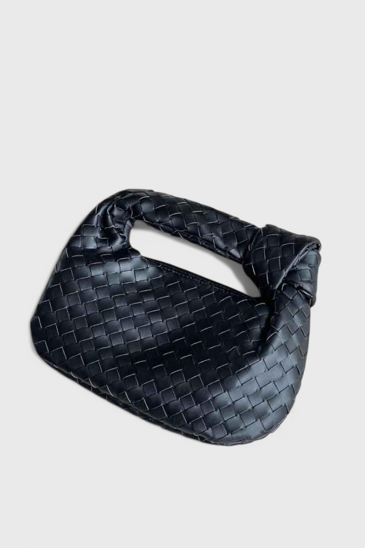 Sage Bolso Satchel Mini Woven