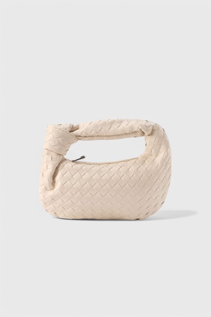 Sage Bolso Satchel Mini Woven